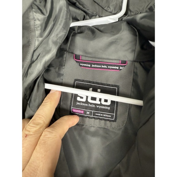 Stio Lupine Jacket Womens Medium Hooded Waterproof Windproof Canyon Rock EUC - Picture 4 of 8